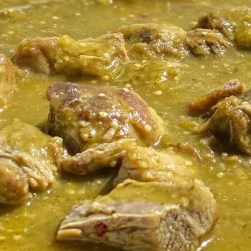 Chile Verde Plate.